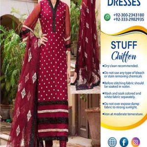 Pakistani chiffon Dresses online
