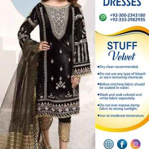 Pakistani Velvet Dresses Online 2020
